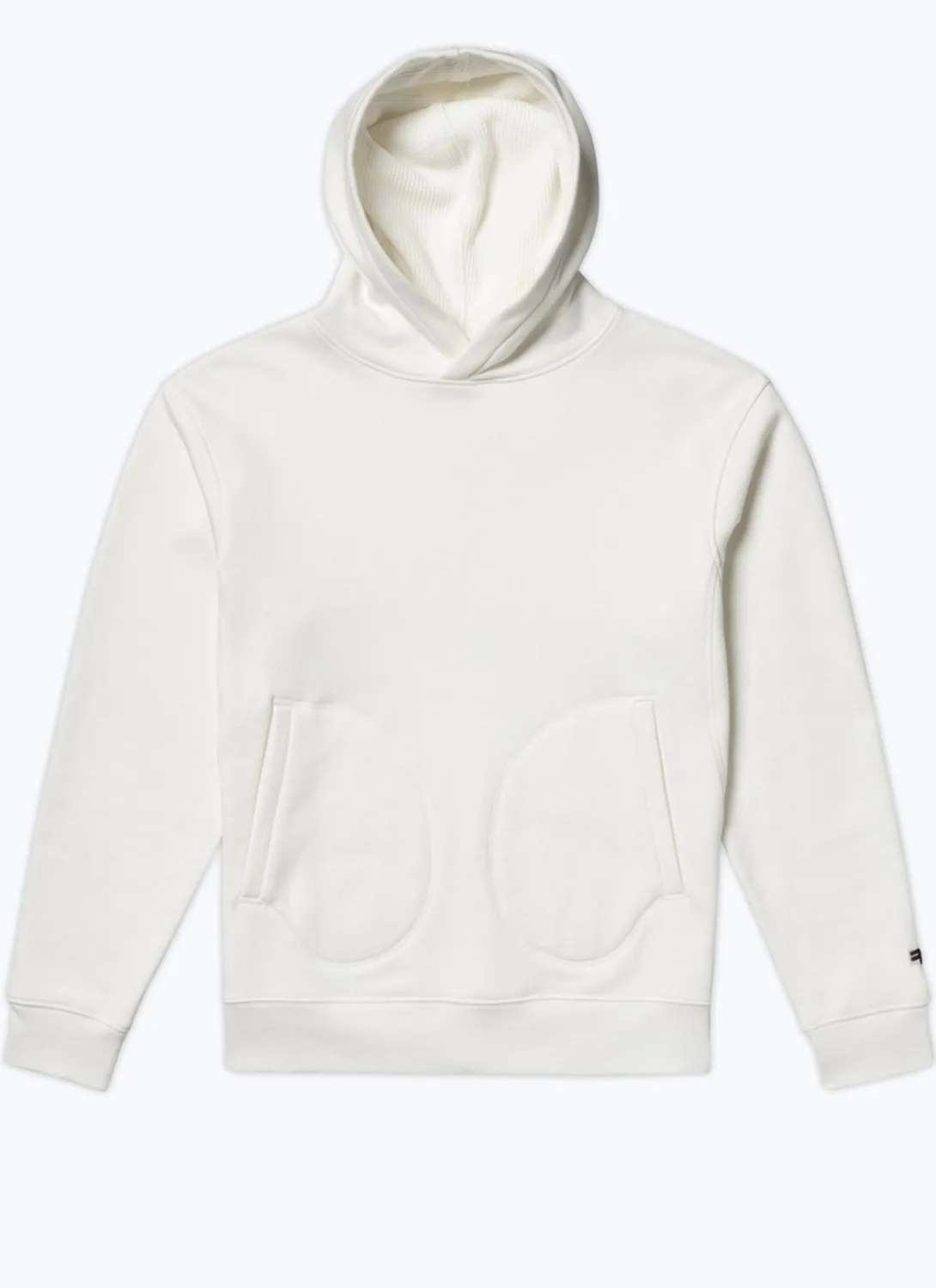 Fursac Organic Cotton Jersey Hoody White New