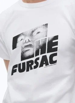 Fursac Organic Cotton Jersey T-Shirt White - "The Fursac" Print Online