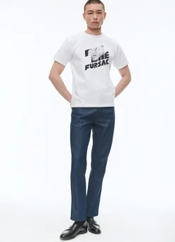 Fursac Organic Cotton Jersey T-Shirt White - 