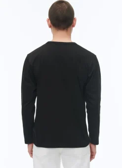 Fursac Organic Cotton Jersey T-Shirt Black - Yellow 