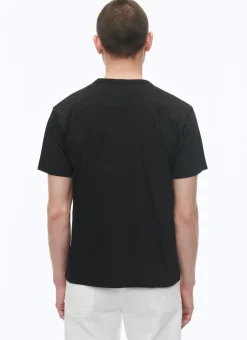 Fursac Organic Cotton Jersey T-Shirt Black - Parisian Metro Map Print Cheap
