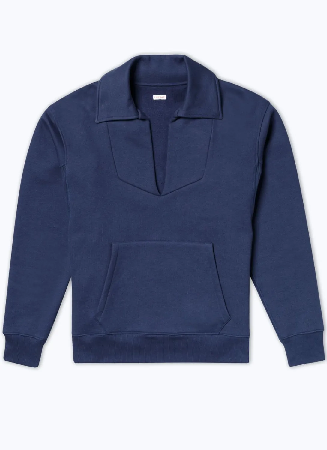 Fursac Organic Cotton Peacoat Sweatshirt Navy Blue Outlet