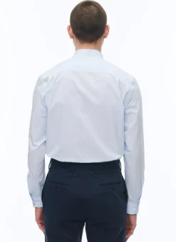 Fursac Organic Cotton Poplin Shirt Sky Blue Fashion