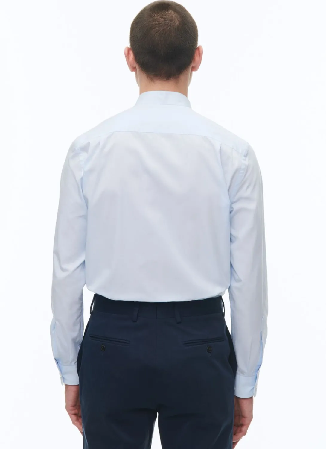 Fursac Organic Cotton Poplin Shirt Sky Blue Fashion