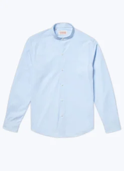 Fursac Organic Cotton Poplin Shirt Sky Blue Fashion