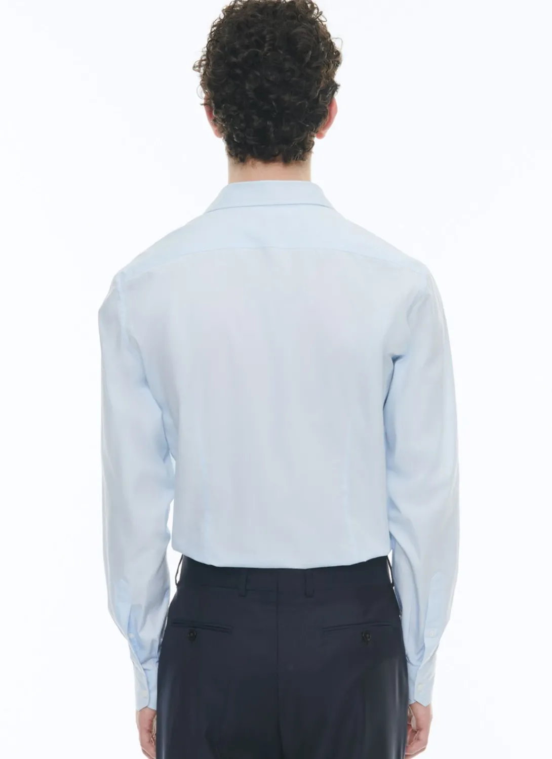 Fursac Organic Cotton Poplin Shirt Sky Blue Sale