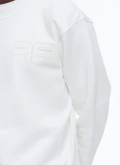 Fursac Organic Cotton Sweatshirt With Logo White Store