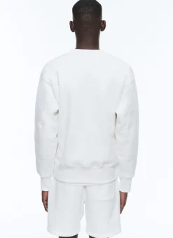 Fursac Organic Cotton Sweatshirt With Logo White Store