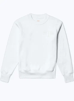 Fursac Organic Cotton Sweatshirt With Logo White Store