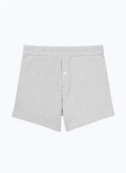 Fursac Organic Ribbed Cotton Underpants Grey Outlet