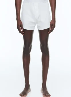 Fursac Organic Ribbed Cotton Underpants Ecru Store
