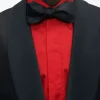 Fursac Satin Bow Tie Black New