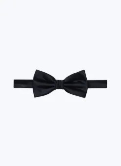 Fursac Satin Bow Tie Navy Blue Discount
