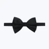 Fursac Satin Bow Tie Black New