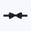 Fursac Satin Bow Tie Black Clearance