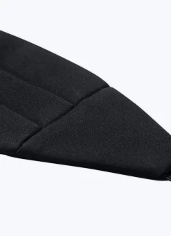 Fursac Satin Pleated Tuxedo Belt Black Discount