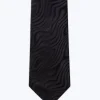 Fursac Silk Jacquard Tie Black Outlet