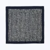 Fursac Silk Pocket Square With Print Navy Blue Cheap