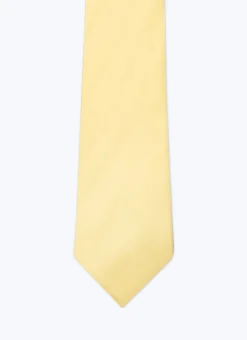 Fursac Silk Satin Tie Yellow Cheap