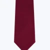 Fursac Silk Tie With Pattern Burgundy Online