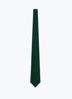 Fursac Silk Tie With Pattern Green Fashion