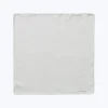 Fursac Silk Twill Pocket Square Ecru Best
