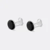 Fursac Silver Brass Cufflinks Silvery Sale