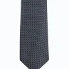 Fursac Sky Blue Silk Tie Sky Blue - "Squares" Pattern Cheap