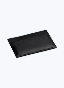 Fursac Smooth Leather Card Holder Black Best Sale