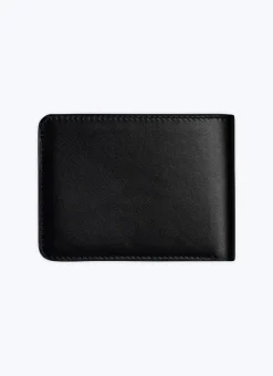 Fursac Smooth Leather Wallet Black Best Sale