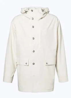Fursac Technical Canvas Nautical Parka Ecru Cheap