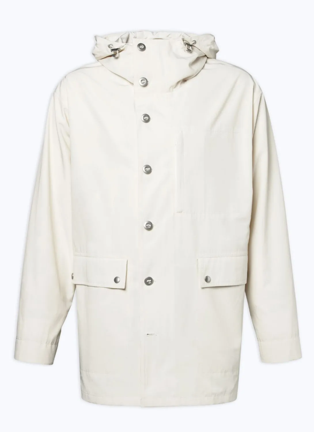 Fursac Technical Canvas Nautical Parka Ecru Cheap
