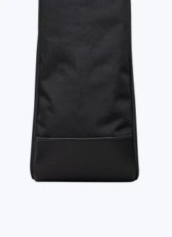 Fursac Technical Fabric And Leather Tote Bag Black Fashion