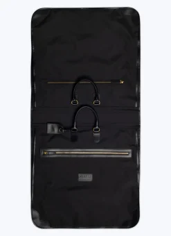 Fursac Technical Fabric And Leather Suit Holder Black Shop