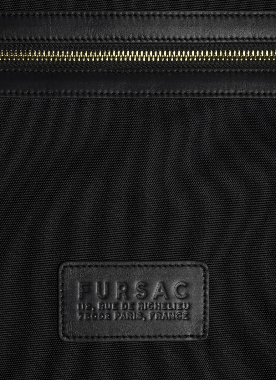 Fursac Technical Fabric And Leather Suit Holder Black Shop