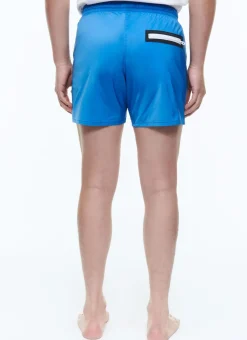 Fursac Technical Fabric Swim Shorts Blue New