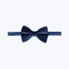 Fursac Velvet And Silk Bow Tie Blue Discount