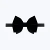 Fursac Velvet Bow Tie Black Shop
