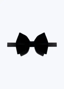 Fursac Velvet Bow Tie Black Shop