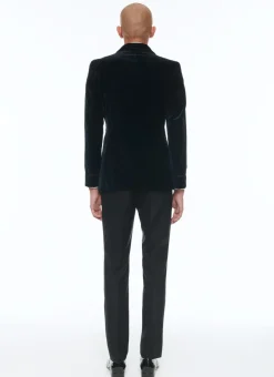 Fursac Velvet Tuxedo With Brandenburg Jacket Navy Blue Best