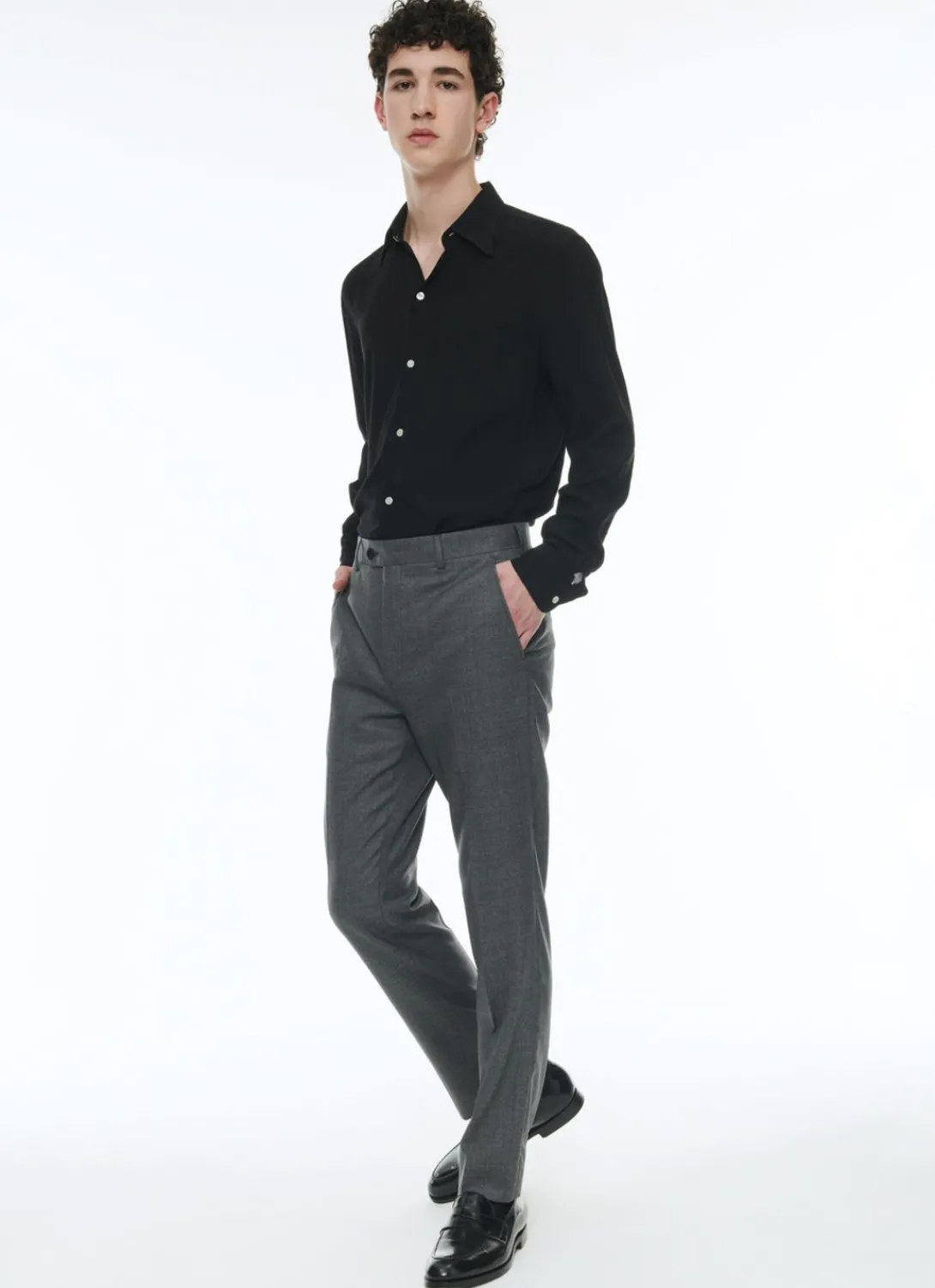 Fursac Viscose Shirt Black Shop
