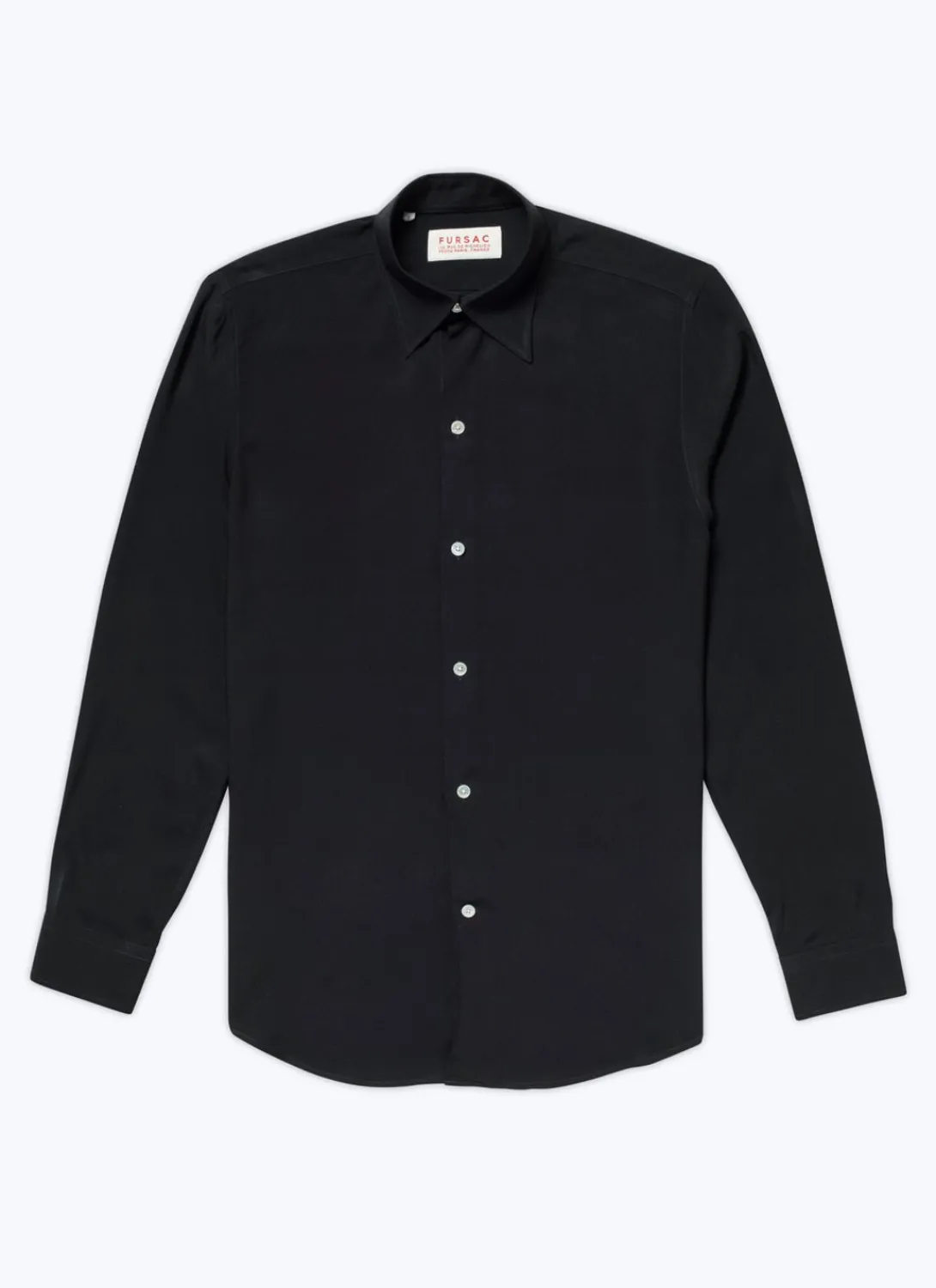 Fursac Viscose Shirt Black Shop