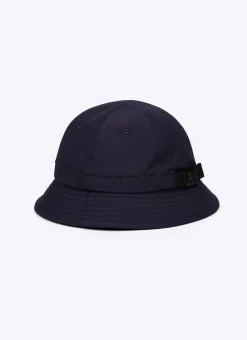 Fursac Water-Repellent Fabric Bucket Hat Navy Blue Flash Sale