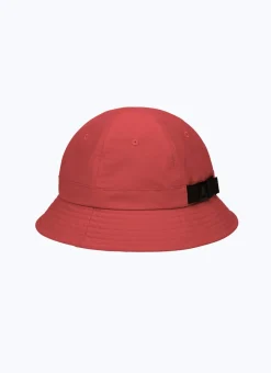 Fursac Water-Repellent Fabric Bucket Hat Red Outlet