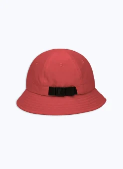 Fursac Water-Repellent Fabric Bucket Hat Red Outlet