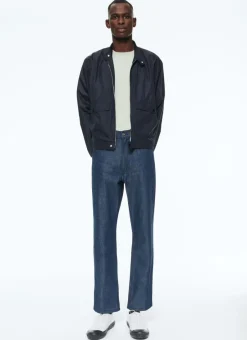 Fursac Water-Repellent Jacket Navy Blue Fashion