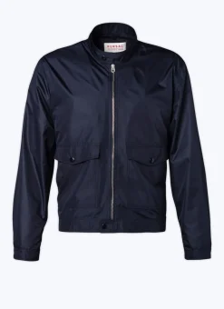 Fursac Water-Repellent Jacket Navy Blue Fashion