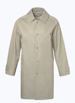 Fursac Water-Repellent Solaro Cotton Coat Egg Shell Cheap