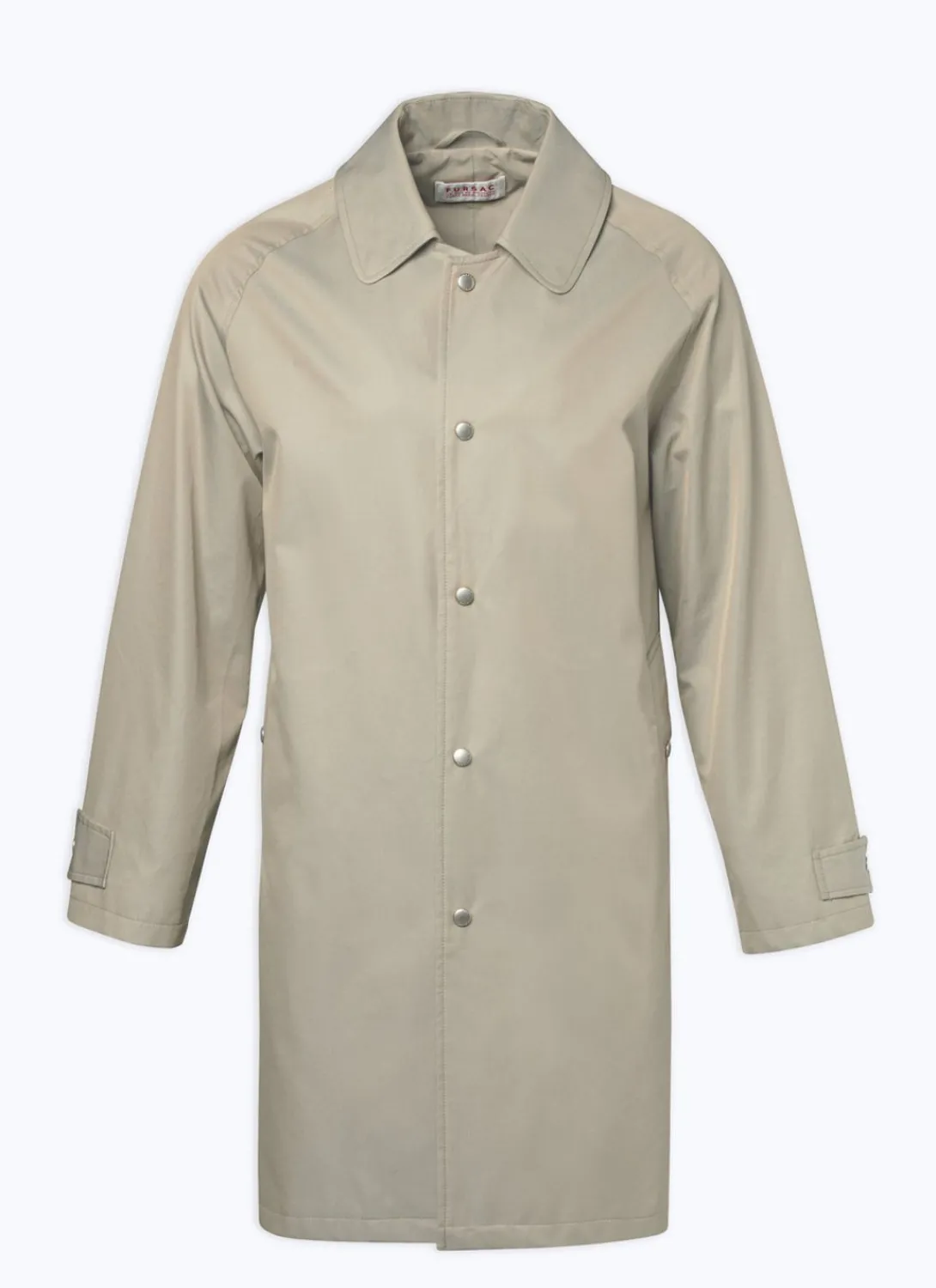 Fursac Water-Repellent Solaro Cotton Coat Egg Shell Cheap