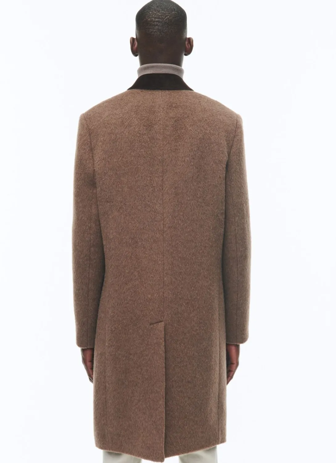 Fursac Wool And Alpaca Double-Breasted Coat Chestnut Store